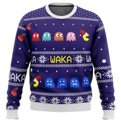 PACMAN waka waka Ugly Christmas Sweater Perfect And Unique Gifts For Adults Kids On Christmas