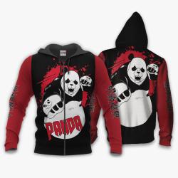 Anime Panda Hoodie Custom Anime Monochrome Perfect And Unique Gifts For Otaku Anime Fans On Christmas