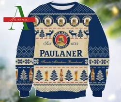 Paulaner Munchen Beer Christmas Sweater Sweatshirt Perfect And Unique Gifts For Adults Kids On Christmas
