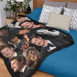 Movie Pedro Pascal Fleece Sherpa Blanket Perfect And Unique Gifts For Family On Christmas Holiday