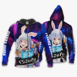 Anime Pekora Usada Hoodie Holo Graffiti Custom Anime Galaxy Style Perfect And Unique Gifts For Otaku Anime Fans On Christmas