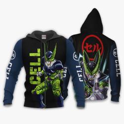 Anime Perfect Cell Hoodie Shirt Anime Zip Jacket Perfect And Unique Gifts For Otaku Anime Fans On Christmas