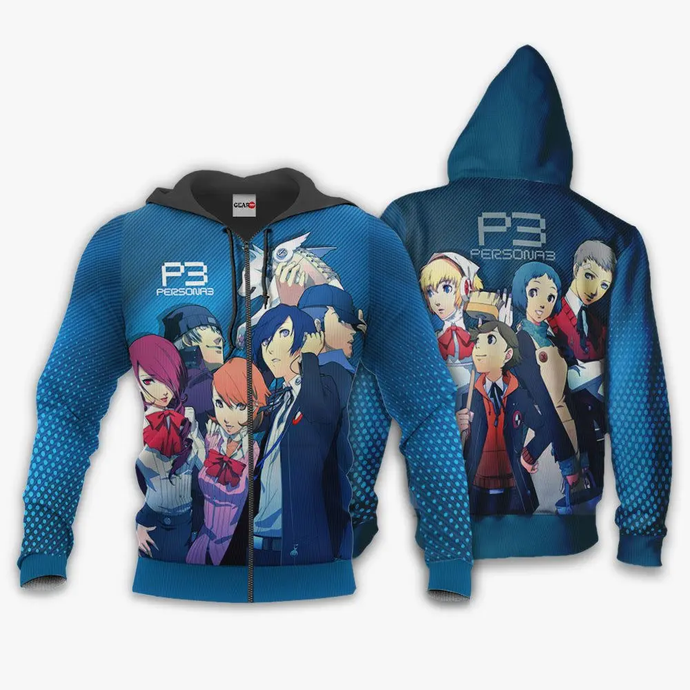 Anime Persona 3 Team Hoodie Anime Perfect And Unique Gifts For Otaku Anime Fans On Christmas