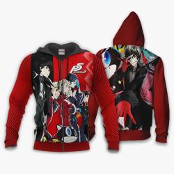 Anime Persona 5 Hoodie Team Custom Anime Perfect And Unique Gifts For Otaku Anime Fans On Christmas