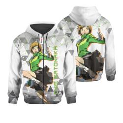 Anime Persona Chie Satonaka Custom Gaming Hoodie Perfect And Unique Gifts For Otaku Anime Fans On Christmas