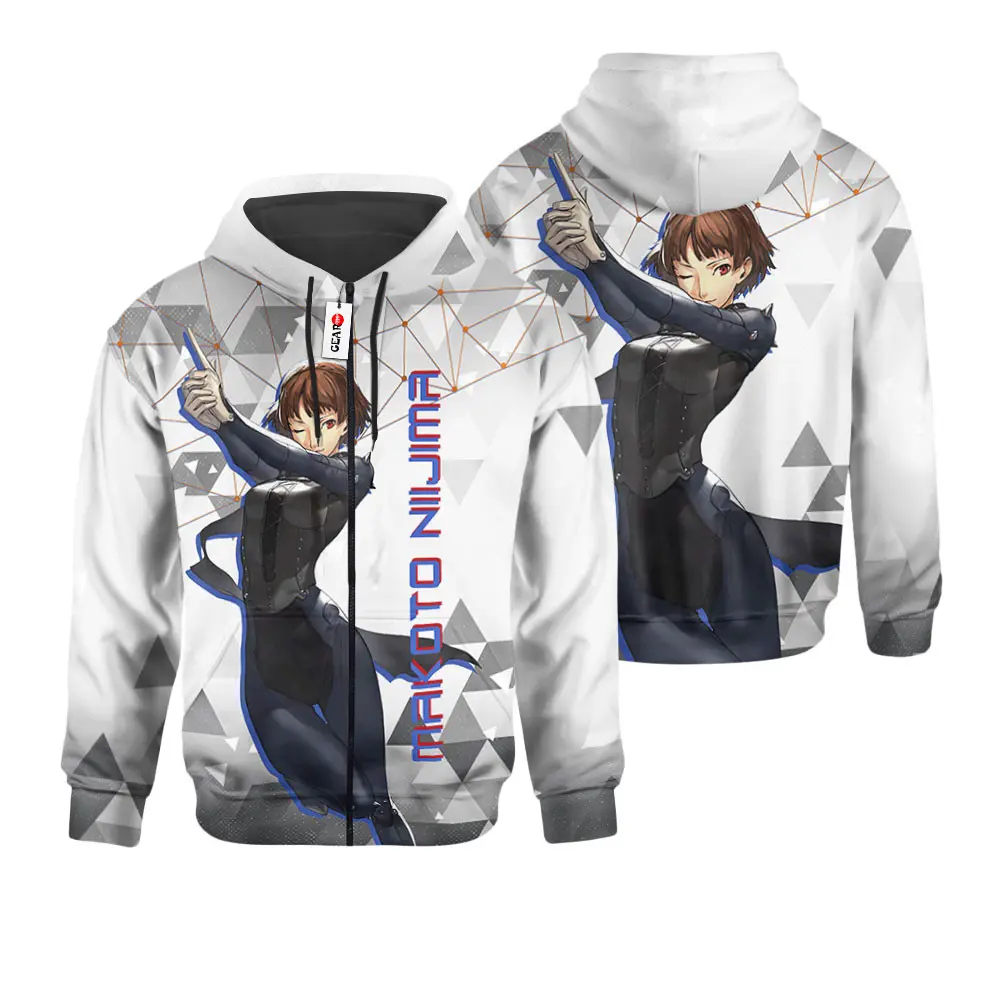 Anime Persona Makoto Niijima Custom Gaming Hoodie Perfect And Unique Gifts For Otaku Anime Fans On Christmas