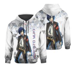 Anime Persona Makoto Yuki Custom Gaming Hoodie Perfect And Unique Gifts For Otaku Anime Fans On Christmas