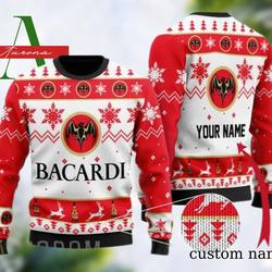 Personalized Bacardi Christmas Sweater Gift Perfect And Unique Gifts For Adults Kids On Christmas