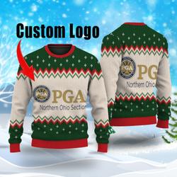 Personalized Custom Logo Ugly Christmas Sweater Perfect And Unique Gifts For Adults Kids On Christmas