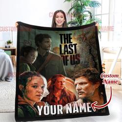 Movie Personalized The Last Of Us Fleece Sherpa Blanket Perfect And Unique Gifts For Family On Christmas