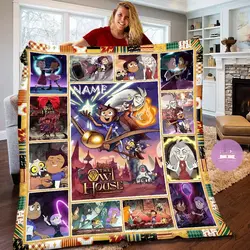 Anime Personalized The Owl House Hexside School Quilt Christmas Gifts For Kids Perfect Gifts For Family On Christmas
