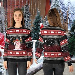 Pig Lovers Ugly Christmas Sweater Perfect And Unique Gifts For Adults Kids On Christmas Holiday