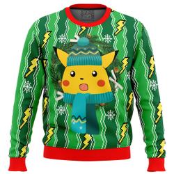 Pikachu Pokemon Ugly Christmas Sweater Perfect And Unique Gifts For Adults Kids On Christmas