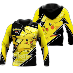 Anime Pikachu Zip Hoodie Shirt Anime Perfect And Unique Gifts For Otaku Anime Fans On Christmas
