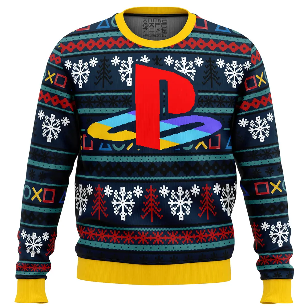 Playstation Ugly Christmas Sweater Perfect And Unique Gifts For Adults Kids On Christmas Holiday