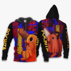 Anime Chainsaw Man Pochita Shirts Merch Custom Custom For Fans Perfect And Unique Gifts For Otaku Anime Fans On Christmas