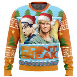 Point Break Ugly Christmas Sweater Perfect And Unique Gifts For Adults Kids On Christmas Holiday