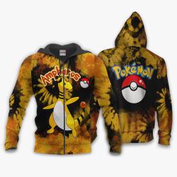 Anime Ampharos Hoodie Custom Anime Tie Dye Style Perfect And Unique Gifts For Otaku Anime Fans On Christmas