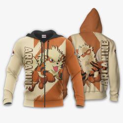 Anime Arcanine Hoodie Shirt Anime Zip Jacket Perfect And Unique Gifts For Otaku Anime Fans On Christmas