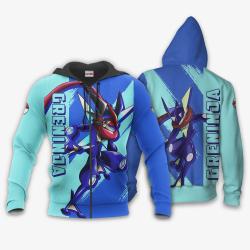 Anime Greninja Hoodie Custom Anime Shirts Perfect And Unique Gifts For Otaku Anime Fans On Christmas