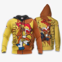 Anime Infernape Hoodie Shirt Anime Zip Jacket Perfect And Unique Gifts For Otaku Anime Fans On Christmas