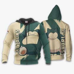 Anime Snorlax Hoodie Shirt Anime Zip Jacket Perfect And Unique Gifts For Otaku Anime Fans On Christmas
