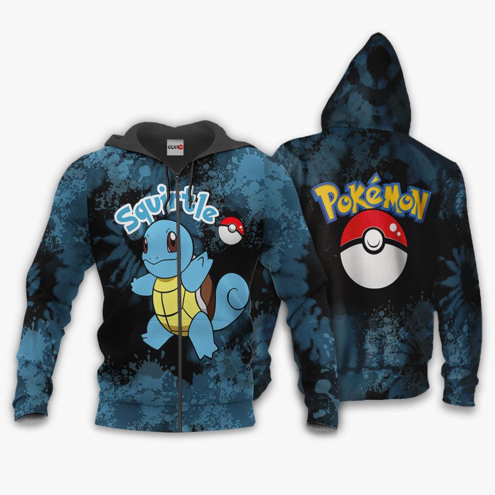 Anime Squirtle Hoodie Custom Anime Tie Dye Style Perfect And Unique Gifts For Otaku Anime Fans On Christmas