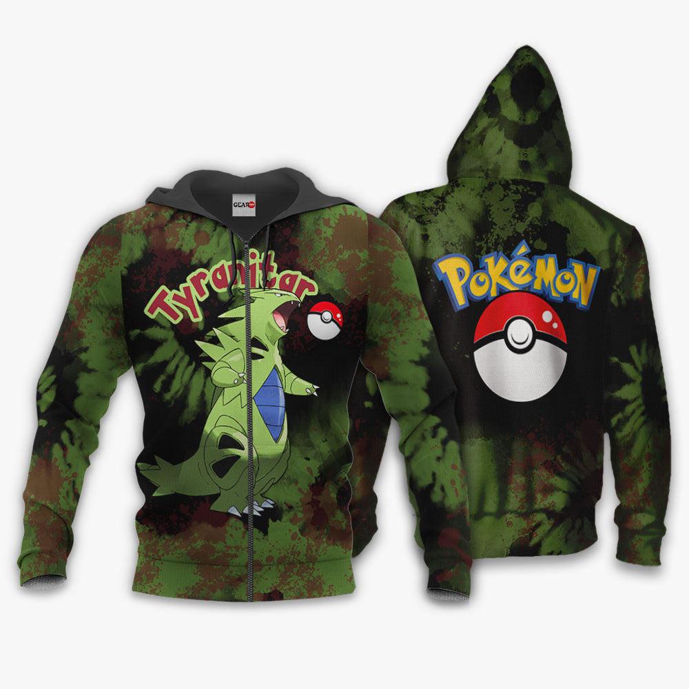 Anime Tyranitar Hoodie Custom Anime Tie Dye Style Perfect And Unique Gifts For Otaku Anime Fans On Christmas