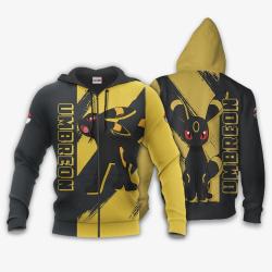 Anime Umbreon Hoodie Custom Anime Shirts Perfect And Unique Gifts For Otaku Anime Fans On Christmas