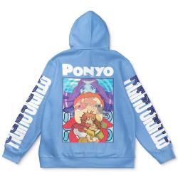 Anime Ponyo Studio Ghibli Streetwear Hoodie Perfect And Unique Gifts For Otaku Anime Fans On Christmas