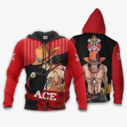 Anime Portgas D Ace Hoodie Anime Shirts Perfect And Unique Gifts For Otaku Anime Fans On Christmas