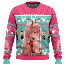 Power Chainsaw Man Ugly Christmas Sweater Perfect And Unique Gifts For Adults Kids On Christmas