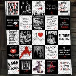 Movie Pretty Little Liars Lover Movie Fan Fleece Sherpa Blanket Perfect Gifts For Family On Christmas
