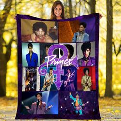 Music Prince Purple Rain Rogers Nelson Fleece Sherpa Blanket Perfect Gifts For Family On Christmas