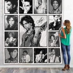 Music Prince Rogers Nelson Artist Singer Music Celebrity Quilt Fleece Sherpa Blanket Perfect Gifts For Family On Christmas