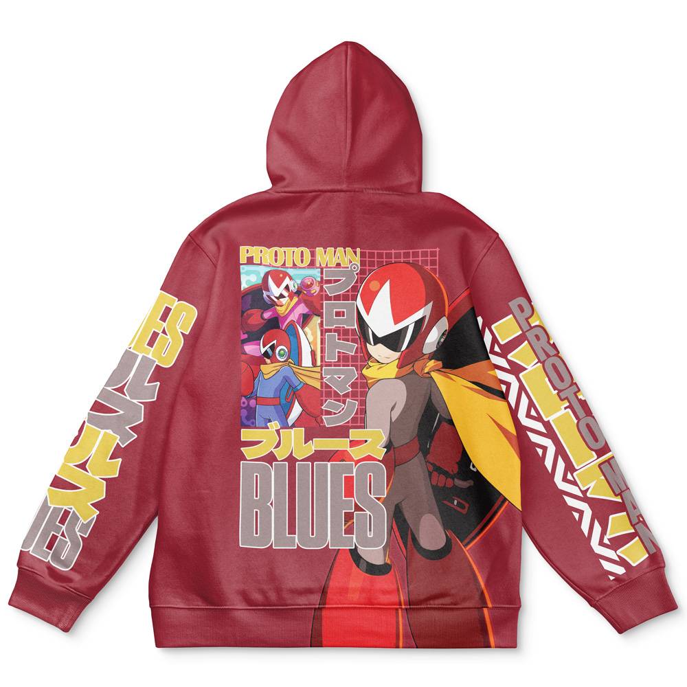 Anime Proto Man Mega Man Streetwear Hoodie Perfect And Unique Gifts For Otaku Anime Fans On Christmas