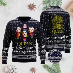 Queen Band Ugly Christmas Sweater Perfect And Unique Gifts For Adults Kids On Christmas Holiday
