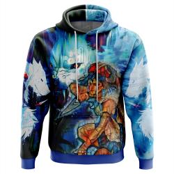 Anime Raging Princess Mononoke Studio Ghibli Hoodie Perfect And Unique Gifts For Otaku Anime Fans On Christmas