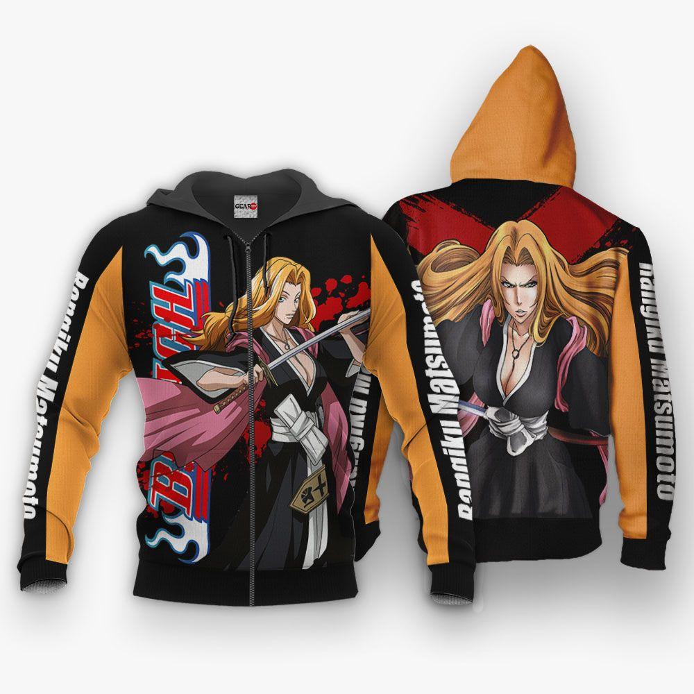 Anime Rangiku Matsumoto Shirts Merch Custom BL Anime Jacket Perfect And Unique Gifts For Otaku Anime Fans On Christmas