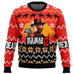 Red Dead Redemption Ugly Christmas Sweater Perfect And Unique Gifts For Adults Kids On Christmas
