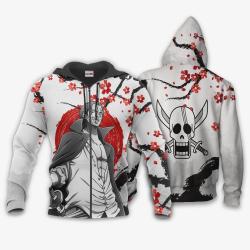 Anime Red-Haired Shanks Hoodie Custom Japan Style Anime Shirt Perfect And Unique Gifts For Otaku Anime Fans On Christmas