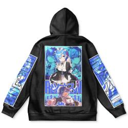 Anime Rem Re: Zero Streetwear Hoodie Perfect And Unique Gifts For Otaku Anime Fans On Christmas