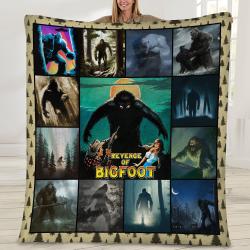 Movie Revenge Of Bigfoot Movie 80S Film Fleece Sherpa Blanket Perfect Gifts For Family On Christmas