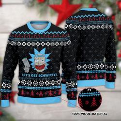 Rick And Morty Get Schwifty Christmas Ugly Sweater Perfect And Unique Gifts For Adults Kids On Christmas