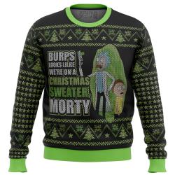 Rick and Morty We're In a Xmas Sweater Ugly Christmas Sweater Perfect And Unique Gifts For Adults Kids On Christmas