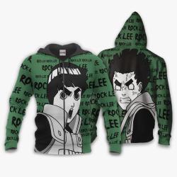 Anime Rock Lee Shirts Merch Custom Anime Style Manga Perfect And Unique Gifts For Otaku Anime Fans On Christmas