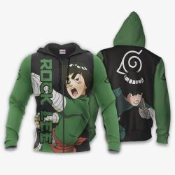 Anime Rock Lee Hoodie Custom Anime NRT Perfect And Unique Gifts For Otaku Anime Fans On Christmas