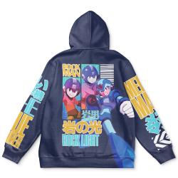 Anime Rock Man Mega Man Streetwear Hoodie Perfect And Unique Gifts For Otaku Anime Fans On Christmas