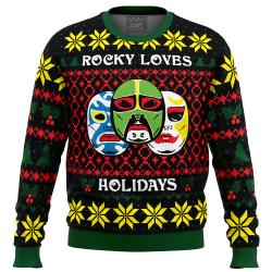 Rocky Loves Holidays 3 Ninjas Ugly Christmas Sweater Perfect And Unique Gifts For Adults Kids On Christmas