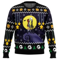 Romantic Nightmare The Nightmare Before Christmas Ugly Christmas Sweater Perfect And Unique Gifts For Adults Kids On Christmas
